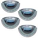 4Pack Acrylic Half Dome Mirror Corner Mirror Blindspot for Wall 12'' Diameter Safety Mirrors for Corners Convex Mirrors Indoor for Ceiling Business Driveway Outdoor Hallway Warehouse Office