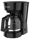 BLACK+DECKER 12-Cup Coffee Maker with Easy On/Off Switch, Easy Pour, Non-Drip Carafe with Removable Filter Basket, Vortex Technology, Black