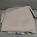 HOMEIDEAS 100% Natural Linen Blackout French Door Curtains, Privacy Door Window Curtains, 26 X 72 Inch Room Darkening Blinds, Thermal Insulated Shades for Bedroom, 1 Panel