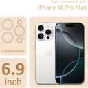 2 x Halloween Phone Case for iPhone 16 Pro Max,Pink Cartoon Ghost Pattern Cover Soft Bumper Protective Cute Boys Girls Phone Case for iPhone 16 Pro Max