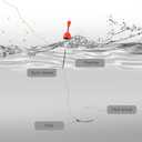 15pcs Fishing Float Tackle Set, Sea Fishing Floats Vertical Buoy Bobber, Fishing Bobbers Fishing Floats Assorted Size for Most Type Angling Fish Accessories