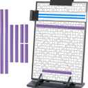 UNIMEIX Paper Stand Chart Knitting Pattern Holder with 8 Replacement Magnets Cross Stitch Supplies and Accessories for Crafts Work, 12" L x 8.4" W