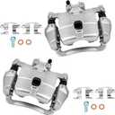 cciyu Rear Left & Right Brake Calipers Assembly w/Bracket 19-B2067A 19-B2066A For Saab For 9-2X 2005-2006,For Subaru For Forester 2004-2008,For Subaru For Impreza 2004-2007