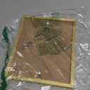 upsimples 8x10 Picture Frame, Display Pictures 5x7 with Mat or 8x10 Without Mat, Wall Hanging Photo Frame, Gold, 1 Pack