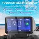 Karltys Upgrade 2 Pack 2021~2025 2026 GMC Yukon Denali/Chevy Tahoe/Suburban Screen Protector Accessories 12.6-Inch [No Glare & Fingerprint] for Rear Seat Media Display Protector Tempered Glass