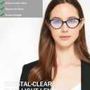 EYEURL 4-Pack Cat Eye Reading Glasses for Women Blue Light Blocking Computer Reading Glasses Anti-Glare Cat Eye Readers For Women,1.5