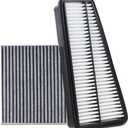 Kefly CA9683 Engine Air Filter & CF10374 Cabin Air Filter Fit for 2005-2015 Toyota Tacoma V6 4.0L