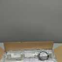 4-Light Dining Room Light Fixture Farmhouse Chandelier Brushed Nickel Modern Kitchen Island Pendant Lights Rectangular Hanging Lights Adjustable Height Metal E26 Base