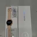 Fitpolo Smart Watch for Women,1.3" AMOLED Touchscreen Fitness Tracker, Make/Answer Calls, Heart Rate SpO2 Monitor, IP68 Waterproof, Sleep & Activity Tracking Smartwatch for Android Phones iPhone (Rose Gold)