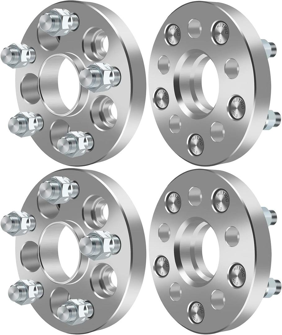 OCPTY 4PCS 5x100/5x112 Wheel Spacers 20mm Forged Hub Centric Wheel Adapters 14x1.5 Studs 57.1mm Center fit for A3 Quattro A3 R8 S8 Q3 for RS Quattro for Passat