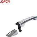 Front Right Exterior Door Handle Chrome with Black Painted Compatible with Kia Optima 2016-2019