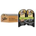 Sheba Perfect Portions Wet Cat Food Cuts in Gravy, Cat Food Wet Recipe, Turkey Entree, 2.6 oz. Twin-Pack Trays (24 Count, 48 Servings) Best By 09/11/2027