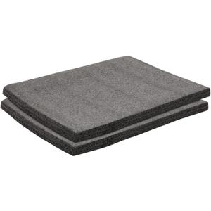 Okuna Outpost 2-Pack Packing Foam Sheets - Customizable Polyethylene Insert Pads for Tool Case Cushioning, Crafts - 16x12x1 Foam Pad