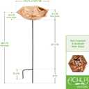 Achla Designs Copper Bee Fountain & Birdbath with Stake