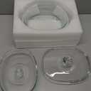 M MCIRCO 4-Piece Glass Casserole Baking Dish, Set of 2 Casseroles With Glass Lids, 1.9 Qt and 3 Qt