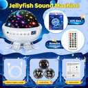 Baby Sound Machine Baby Kids Night Light Projector with Star, 30 Soothing Sounds White Noise Machine for Sleep, 31 Color | 4 Films Baby Sleep, Remote+Timer+3 Brightness Sensory Light for Autism Toys