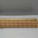 LazBlinds No Tools No Drill Cordless Bamboo Roman Shades, Light Filtering Window Treatment, Roll Up Bamboo Blinds for Windows 27'' W x 48'' H, Brown