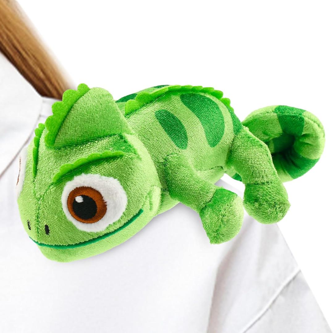 Chameleon Plush DollsGirls and Children Chameleon Shoulder PlushLizard Cosplay Props Merch Gifts for Women Adults Green