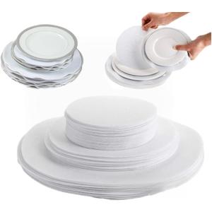 Thickened Partition Set, Storage Partition, Protective Disc for Plates, Pots, Cups, and Protective Gaskets for Storing Your Kitchenware. Suitable for Home and Restaurant Use.
