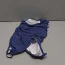 Charmo Tummy Control One Piece Swimsuits for Women Ruched Bathing Suits Strappy V Neck Monokini (Medium, #1b Blue)