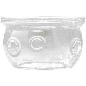 Standard Size Teapot Warmer, Heatproof Borosilicate Glass Warmer Smokeless Candle Warmer Plate for Aromatherapy, Brewing Tea, Warm Coffee 13x7cm