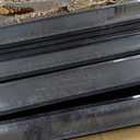 Shelf Label Strips, Pro Painter 100 Pack Snap-in 1.25H Angled Shelf Strip Price Tag Holder Fits Standard Gondola Shelf Channel, Clear Plastic Front/Black Back Sign Holder for 48 Long Shelf, 47-11/16 inches x 1 1/4 inches