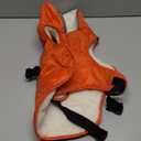 EMUST Dog Jacket Winter, Cozy Windproof Dog Jacket for Cold Weather, Solid Color Pet Vests for Winter for Medium Dogs, Orange, M