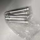 uxcell 304 Stainless Steel Hex Socket Shoulder Bolt 8mm Shoulder Dia 50mm Shoulder Length M6 Thread 5pcs