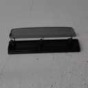 Bostitch Office Premium 3 Hole Punch, 12 Sheet Capacity, Metal, Rubber Base, Easy-Clean Tray, Silver