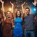 Metallic Foil Confetti 0.59 Inch Round Dots Table Confetti Multicolor Rainbow Glitter Paper for Fill Balloon Birthday Graduation Wedding Party Decorations, 100g/3.5 Oz