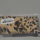Clysoru Scarfs For Women Vibrant Colors Scarves Lightweight And Silky Square Scarf 27.5 * 27.5 in (Black Coffee Leopard Print)