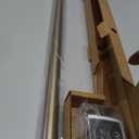Ivilon Window Curtain Rod Decorative End Cap Design, 1 Inch Rod, 28 to 48 Inch. Warm Gold