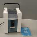 EUHOMY Ice Maker Countertop, 9 Cubes Ready in 6 Mins, 26lbs/24H, Self-Cleaning, Portable Ice Maker Machine with Carry Handle, Basket and Scoop, 2 Sizes of Bullet Ice for Home, Kitchen, Office (Silver)