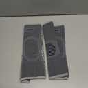 CAMBIVO 2 Pack Knee Brace for Men and Women, Knee Sleeves for Men with Patella Gel Pad and Side Stabilizers, Knee Compression Sleeves for Knee Pain Relief, Running, Workout, Daily Use (XX-Large, Gray)