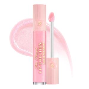 Too Faced Lip Injection Lip Gloss Cooling Instant Lip Plumper | Creates Visible Volume, Hydration & Shine | In High-Shine Gloss & Shimmer Shades