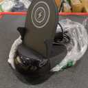 FHD 1080p Dome Camera WiFi Wireless Phone Charger,Indoor Security Camera with Motion Activated, (Rotate Lens) 250Viewing Angle for Home Security(2.4/5G) (Black)