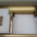 Picture Lights 18" Brass Picture Light 3-Light Gold Wall Sconce (Brushed Brass, 18 in)