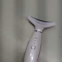 Dopsikn 7 Color Galvanic Machines  Red Light Therapy for Face and Neck, Face Massager Tool for Wrinkles, Double Chin, Vibrating Facial Massager with Thermals, White