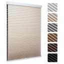 MYshade Cordless Blackout Cellular Shades, 1.5" Honeycomb Window Blinds for Bedroom & Nursery, Thermal Insulated, Noise Reducing, Privacy Shades, Inside or Outside Mount (32" W x 72" H, Beige)