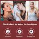 5 x Easy Peel Off Tattoo Eyebrow Gel,Natural Dark Brown Eyebrow Tint, Last Up to 3 Days Waterproof, Transfer-Proof & Sweatproof Formula for All Skin Types-2PCS