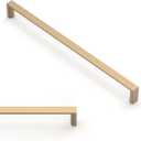 10 Pack Champagne Bronze Cabinet Pulls 10 Inch(254mm) Kitchen Cabinet Handles Solid Zinc Alloy Cabinet Hardware Drawer Pulls (10" Hole Center)