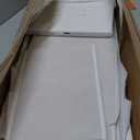 DUMOS Dresser for Bedroom, Storage Organizer with 9 Drawers, Chest of Drawers with Fabric Bins, Sturdy Metal Frame, Wood Tabletop for Guest Room, Closet, Entryway, White