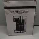 SHARDOR 10-Cup Programmable Coffee Maker, Regular & Strong Brew Drip Coffee Machine for Home and Office, Auto Shut Off, Permanent Filter, Silver