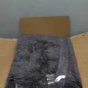 Ophanie 2x10 Runner Rug for Hallway, Upgrade Non-Slip Fluffy Soft Bedside Rugs, Bedroom Living Room Grey Shaggy Gray Carpet for Kids Girls Boys Dorm Nursery Home Decor Aesthetic