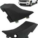 1 Pair Left & Right Side Windshield Wiper Cowl Cover Panel Set Fit for GMC Sierra 2014-2019 Chevy Silverado 1500 2500 3500 2014 2015 2016 2017 2018 2019 Replace 23178017 22776513 with Metal Buckle