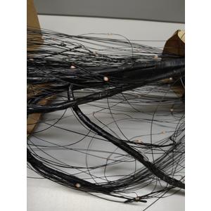 EAMBRITE Halloween Tree 4 FT 180 LED Black Willow Tree with Orange Purple Fairy Lights and Spider Web, Lighted Spooky Artificial Tree for Indoor Outdoor House Home Halloween Decorations