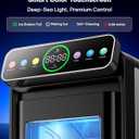Silonn Countertop Ice Maker with Smart Touchscreen, Ambient Light & Timer