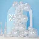 PartyWoo Clear Balloons 140pcs Different Sizes of 18 12 10 5 Inch Transparent Balloon Arch Kit for Graduation Wedding Baby Shower Bridal Shower Anniversary Birthday Party Decorations Clear-Y2