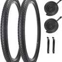 26 Inch Bike Tires 26 X 2.125(57-559) Replacement Tires or Schrader Valve Inner Tubes AV 32mm for Beach Cruiser Bike