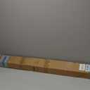 White Shower Curtain Rod 51-86 Inch, Adjustable Tension Rod No Drilling for Window or Bathroom Closet, Outdoor Curtain Rod for Patio, Easy to Install, Never Rust, Rod Diameter 1.26 Inches-White